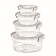 A set of food containers Hobbylife Trend, 4 pcs, color mix