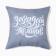 Decorative Ethel Pillow "Make desire" 40x40 cm, Gabardin, 100% of the p/e