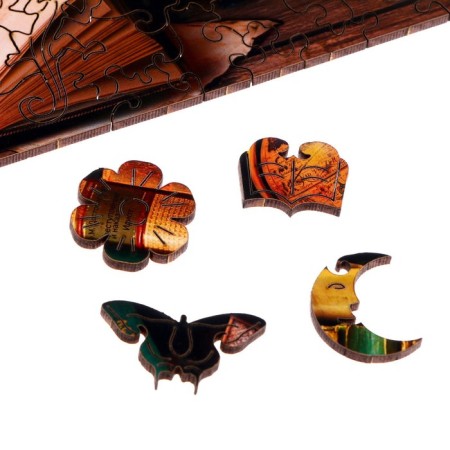Puzzle wooden figured "Writer's soul", complex-5