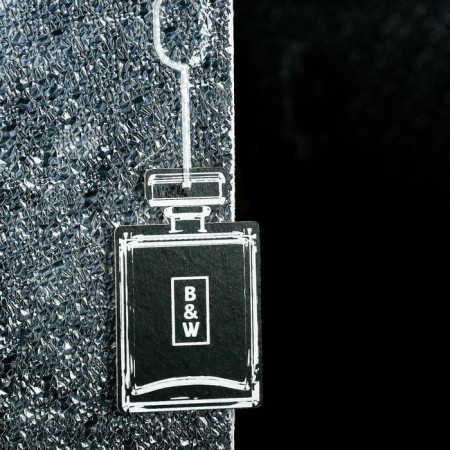 Sapfire flavor cardboard suspension Black & White, perfume composition No. 7 SAT-4000-1