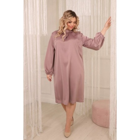 Women's dress, size 50, pink color-7