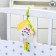 Suspension - cube "kids", rustling, with a teething, 8 cm., Types of mix, crumbs