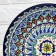 Largan Rishtan ceramics "Patterns", 28 cm, blue
