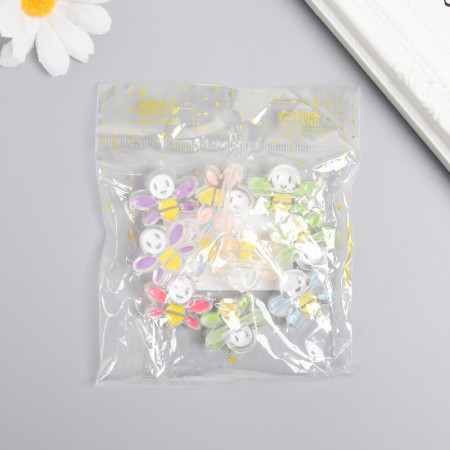 Acrylic Busina "Bee" Mix 2.2x2.7x2.7 cm-2