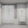 Curtain for the bathroom IDDIS BF02P18I11, 200x180 cm, polyester, color colorful color