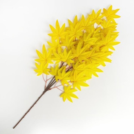 Decor "Leaves on the branch", yellow color-1
