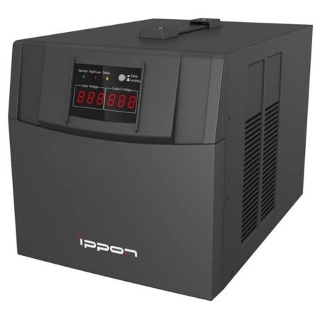 IPPON AVR-3000 voltage stabilizer, 3000W, 3000VA, black