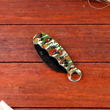 Knorambit knife "Claw of Death", camouflage, blade 7 cm-2