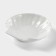 Porcelain-porcelain dish Wilmax shelley, d = 13 cm, white color