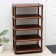Shoe shelf "Universal", 5 tiers, 49.7 × 30.7 × 83.7 cm, brown color