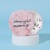 Pocket mirror "marble", d = 7 cm, color mix