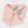 Cup for drying the hair of the Dolyan "Ears", microfiber, with a button, pink color