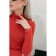 Women's turtleneck Eliseeva Olesya, size 54, Terracotta color