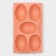 Baking uniform “Egg”, silicone, 30 × 17.5 cm, 5 cells (10 × 7 × 3.5 cm), Mix color