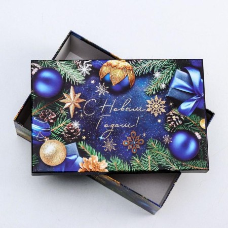 Gift box "New Year's toys", 28 x 18.5 x 11.5 cm, New Year