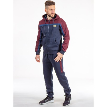 Sports costume men's ise, size 48, dark blue color, burgundy-5