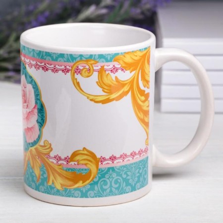 Sublimation "Beloved friend" 320 ml, with application-2