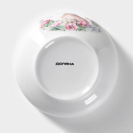 Porcelain shade “Bunny”, 600 ml, d = 15.5 cm, white color-5