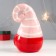 Souvenir Ceramics "Santa Claus, striped pink cap" 18x11.7x10.9 cm