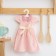 Ethel Kitchen towel "Dress" 25*30cm, col. pink, 100% p/e