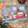 Kitchen towel "Holiday in the city" 35x60cm