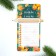 New Year. Block for recordings with a pencil on the magnet "Happy New Year"