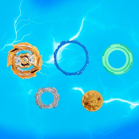 A set of battle -wolves "Battle", with launch and arena, color mix-9