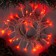 Garland “thread” 2 m, IP20, transparent thread, 20 LED, red glow, 2 modes, AAH3