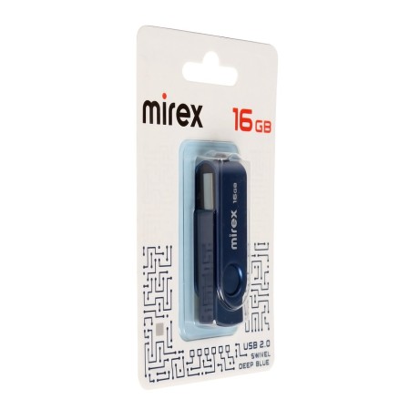 Flash drive Mirex Swivel Deep Blue 16GB (Ecopack)-2