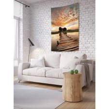 Decorative panel with photo printing 