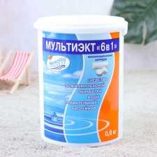 A means for comprehensive water processing of swimming pools Multiekt 6V1, 0.8 kg