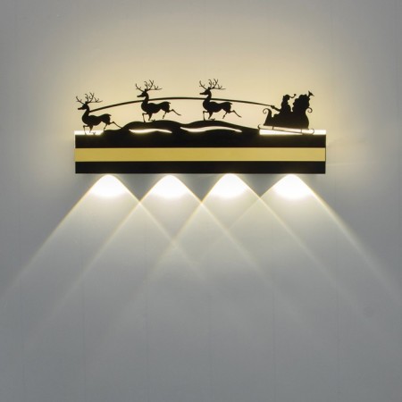 Bra "Santa" LED 4000K 12W Black 38x20x4cm