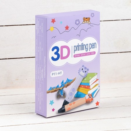 3D handle of tigernok, work with PLA plastic, USB power cable, purple-7