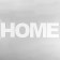 Panel letters "Home" The height of the letters 30 cm, set 4 details white