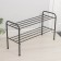 Shoe stand, 2 tiers, 82.5 × 32 × 48.5 cm, black color
