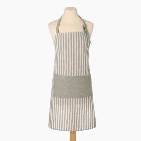 Apron Dilyana strip ts. Green 62*76 cm, 50% p/e 50% HL-3