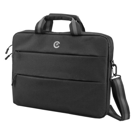 Business bag, lightning department, 2 outer pockets, black color-1
