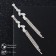 Hanging earrings with rhinestones "evening" scattering of crystals, white color in silver, 9.5 cm