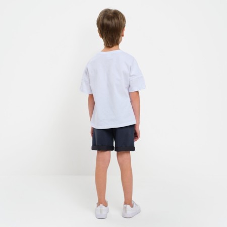 Shorts for a boy minku color graphite, height 134-5