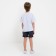 Shorts for a boy minku color graphite, height 134