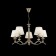 Alessandra 5x40W E14 bronze chandelier