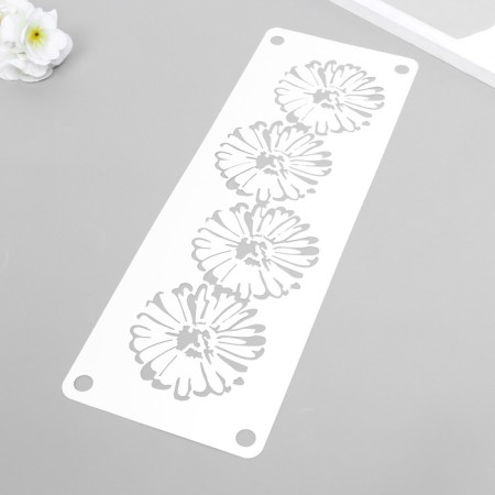 Stencil-Borde "Flowerers" 11x32 cm-1