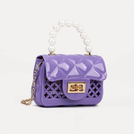 Baby bag on fasting, purple color