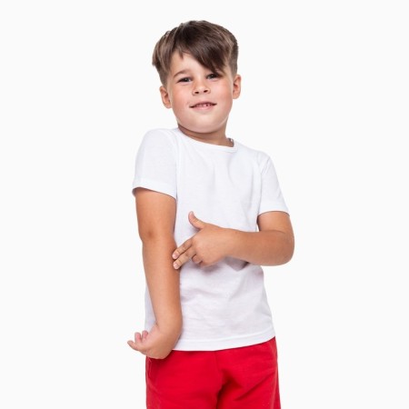 T -shirt for children, white color, height 152 cm