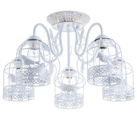 Chandelier 669619/5 E27 40W white 59x59x33 cm 4612419 Model F761TT-1615