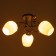Ceiling Ceiling Maggie 3HE27 40W Black, Chrome