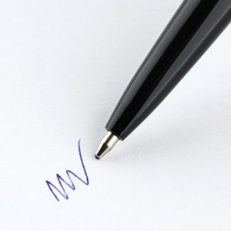 Metal handle automatic "Leader in everything", blue paste 1.0 mm-1