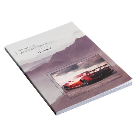 The diary is notatored on the A5 glue 80 sheets, the soft cover "Sport Auto"-2
