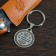 Keychain "for you, like behind a stone wall", medical.