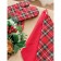 Kitchen towel Guten Morgen Hunting, size 45x60 cm, red color